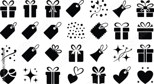 Celebration Gifts And Festive Party Tags Collection