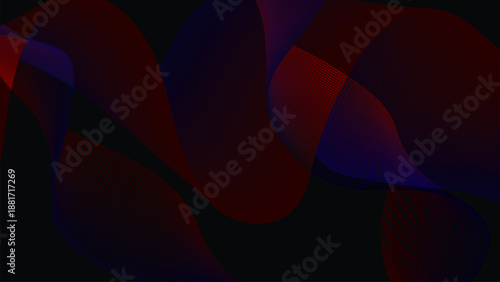 Dark Abstract Flowing Background