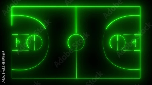 Wallpaper Mural Neon Green Cassette Tape Glowing Bright on Black Background Retro Music Symbol Technology Torontodigital.ca