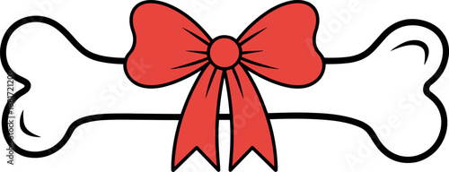 Dog bone gift illustration design ideas for pet lovers and dog owners