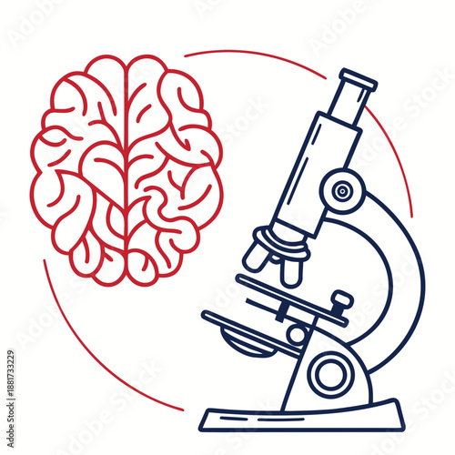 AI Medical Diagnosis Icon with Digital Brain and Stethoscope