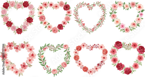 Beach scene at sunset with palm trees and lounge chairs on a rocky shore