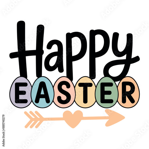 Cute spring Easter Holiday Funny Retro Easter Day Bunny T-shirt Design