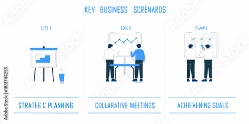 key business scenarios for strategy planning and goal achievement