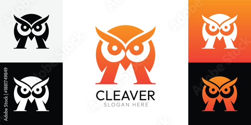 Minimalist Owl Logo Design for Modern Corporate Identity