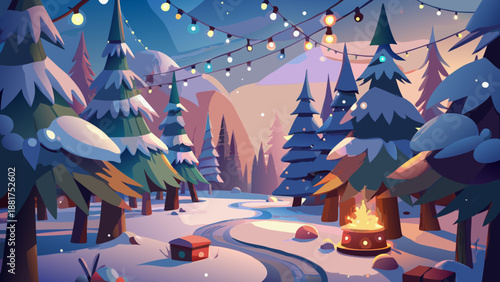 christmas tree in the park