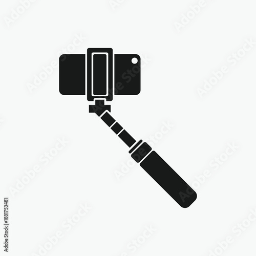 Selfie stick, Selfie Glyph, Selfie Stick Phone Icon