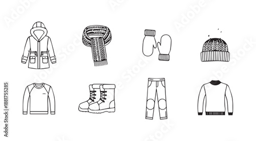 Essential winter clothing items