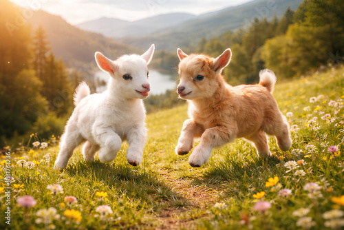 two buckling are playing