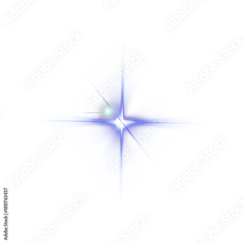 abstract blue star