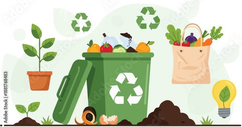 Modern Ergonomic Kitchen Whisk Design Vector Illustration