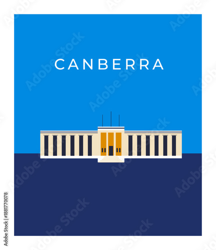 Canberra Australia travel background