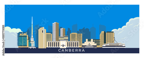 Canberra Australia travel background
