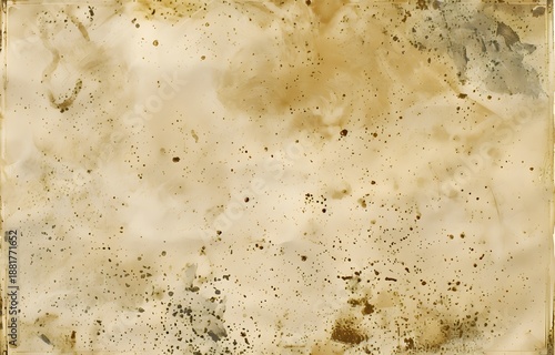 Textured vintage paper with aged stains and grunge effects