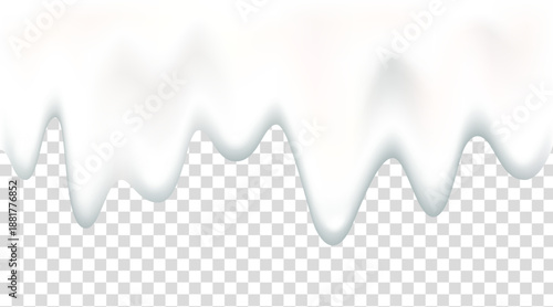 Yogurt, cream, glaze, liquid or paint wave realistic 3d texture.