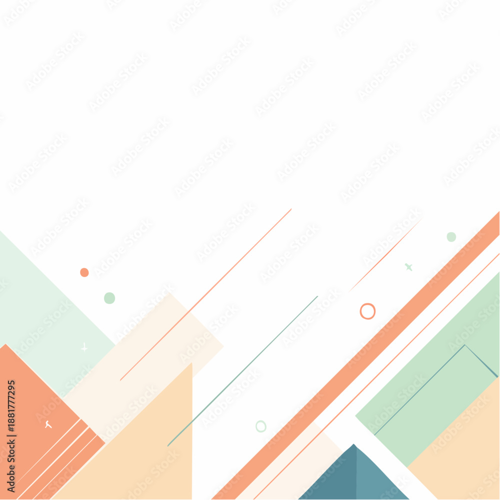 Obraz premium Minimal Abstract Geometric Pattern for Creative Background