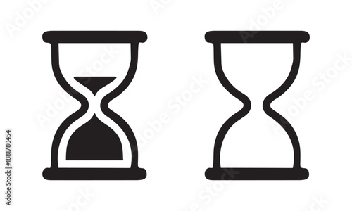 hourglass vector illustration png. Sand watch icon set. Hourglass symbol. vector illustration eps file. 