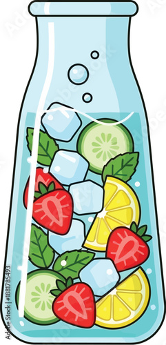 Dynamic action sketch of a whisk for cooking tutorials