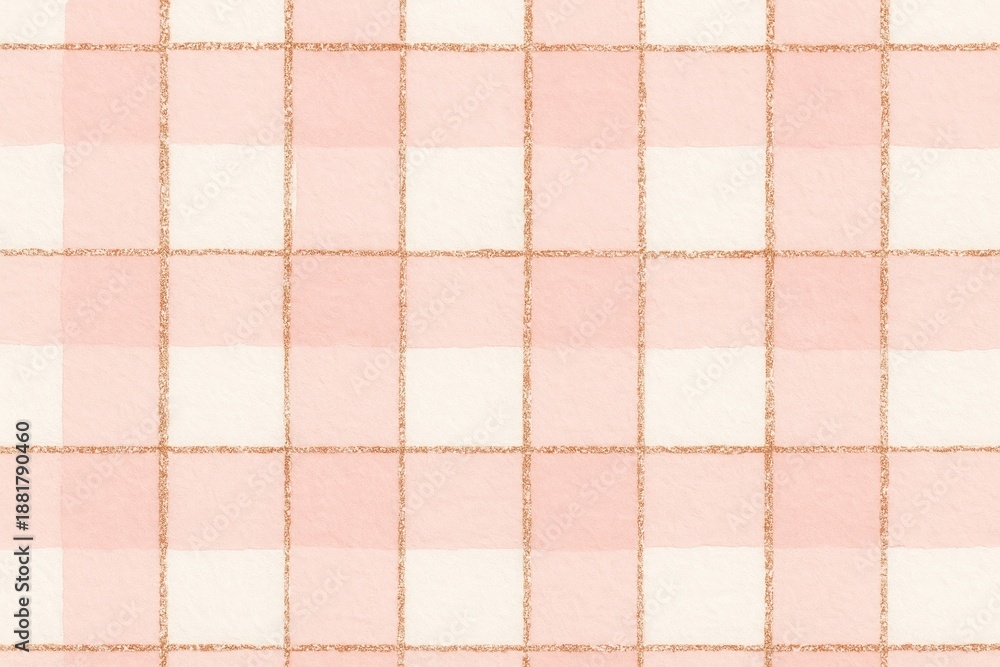Fototapeta premium Soft pink checkered pattern