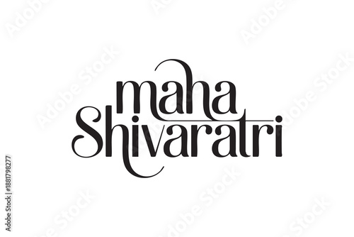 Maha Shivaratri Typography Lettering Designs – Modern Calligraphy & Creative Text Art