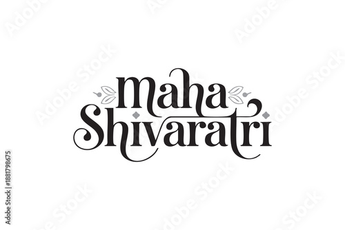 Maha Shivaratri Typography Lettering Designs – Modern Calligraphy & Creative Text Art