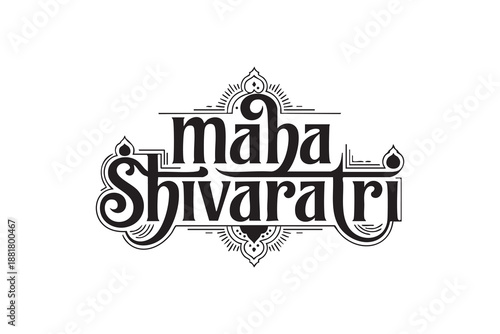 Maha Shivaratri Typography Lettering Designs – Modern Calligraphy & Creative Text Art