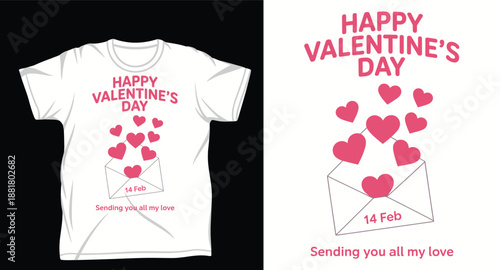 Valentine's Day Graphic vector art t-shirt design print