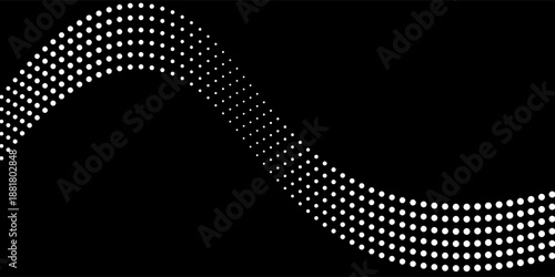 Circular spiral sound wave rhythm. vektor