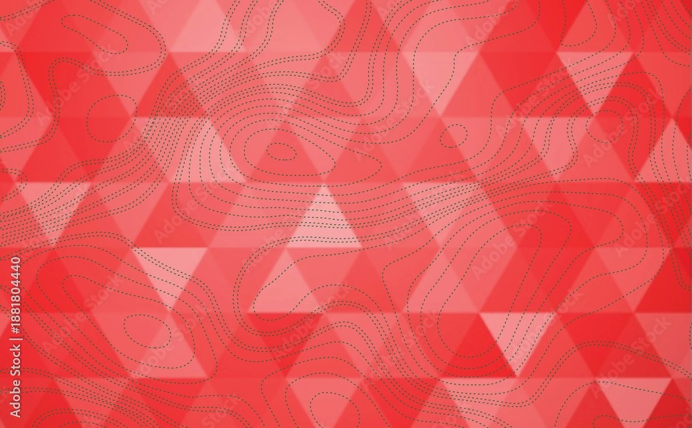 Fototapeta premium Abstract colorful geometric triangle pattern wallpaper design