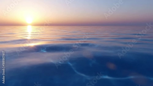 Rippling Surface Abstract Close-up, slightly overhead view of water movement and light play.