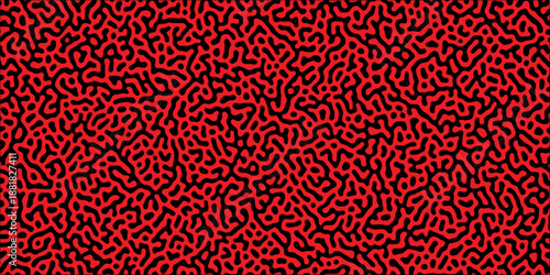 Abstract truing organic wallpaper Turing reaction diffusion monochrome seamless pattern .Monochrome Turing reaction background .Natural seamless line pattern. Linear design with biological shapes