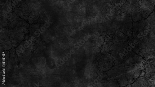 Dark black old wall paper grunge background. black blackboard and chalkboard texture. Dark black concrete wall texture element vintage grunge charcoal paint rough, distress backdrop background.