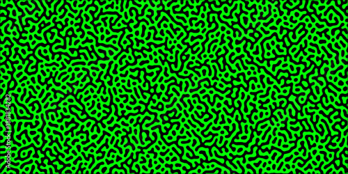 Abstract truing organic wallpaper Turing reaction diffusion monochrome seamless pattern .Monochrome Turing reaction background .Natural seamless line pattern. Linear design with biological shapes