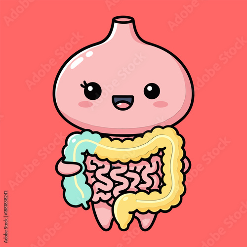 Cartoon garlic character isolated on transparent background