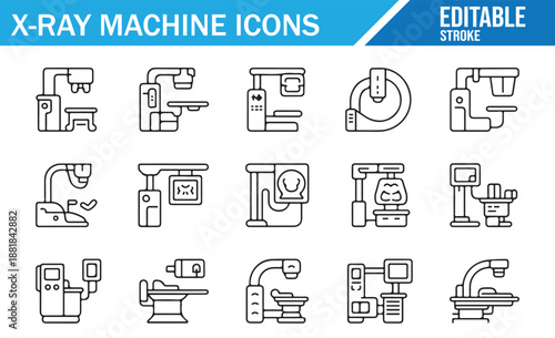 Outline Medical Equipment Collection - X-ray Scanners and Devices