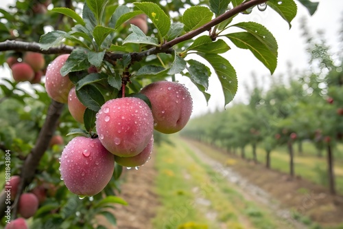 Apple in Japanese orchard