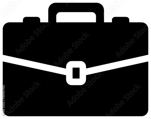 Classic black business briefcase