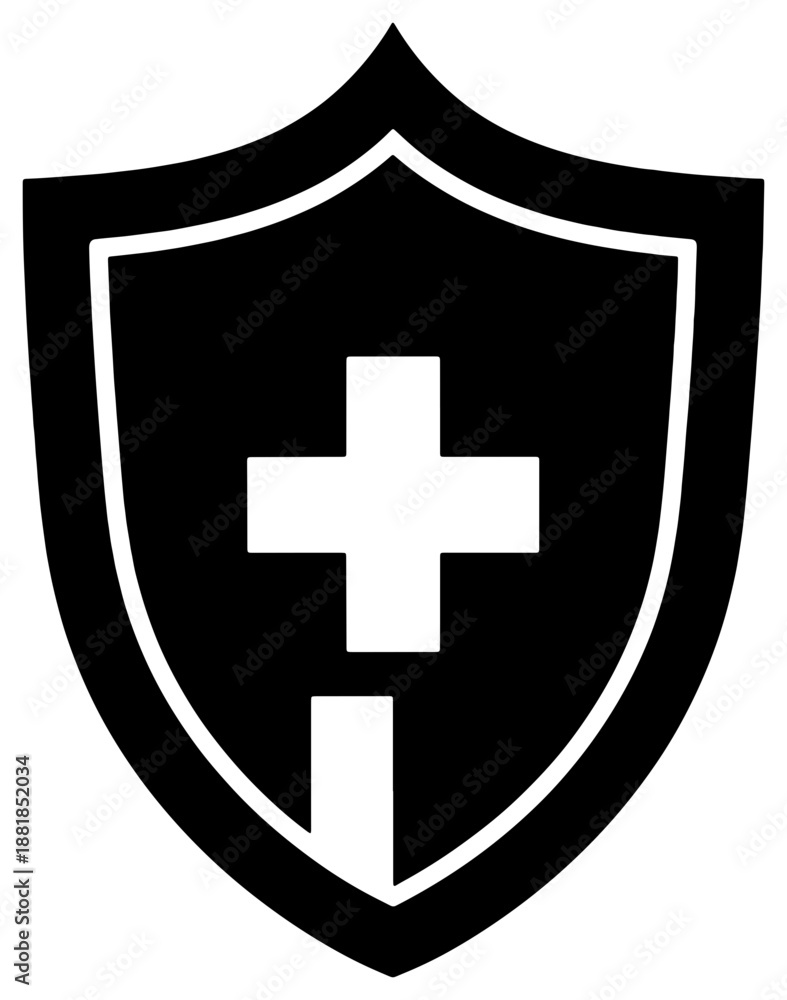 Obraz premium Medical protection shield