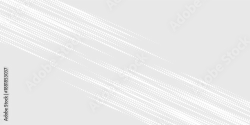 Dot white gray wave light technology texture background. Abstract big data digital concept.