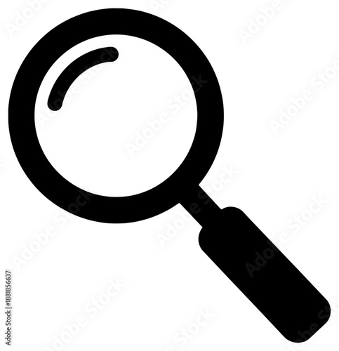 Magnifying glass for detailed inspection