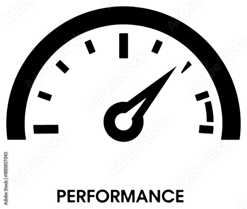 Gauge indicating performance
