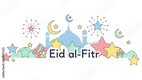 Ramadan ornaments and elements