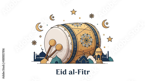 Ramadan ornaments and elements