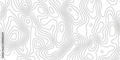 Topographic map background with geographic grid for hiking and mountain sport. luxury topographic wavy pattern and geographic grid map design. paper texture Imitation of a geographical map shades.