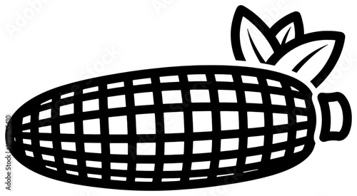 Illustrated ear of corn