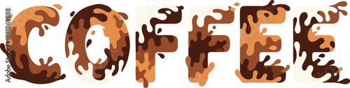 Coffee Drips Typography
