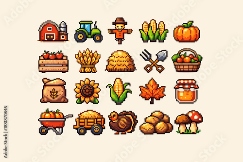 Beauty salon and personal care service icon set