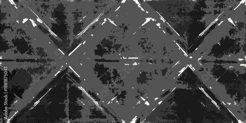 Abstract geometric pattern dark and light contrasting shapes in a repeating design