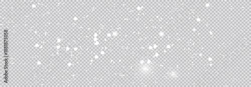 Elegant winter snowflake background vector illustration. Luxury decorative snowflakes on grid transparency background. Design suitable for invitation card, greeting, wallpaper, poster, banner.