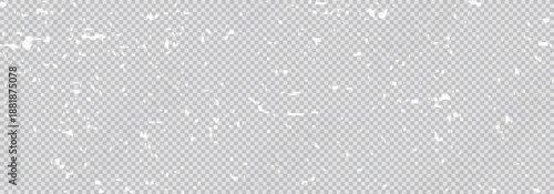 Falling snow on a transparent background. Panorama view background. Vector illustration